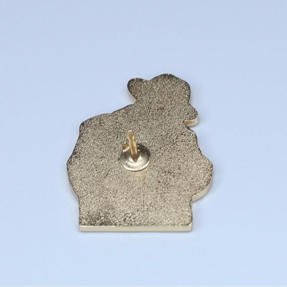 Tony Snow (pimp-c) player Stylish White and Gold Enamel Pin - Picture 7 of 11